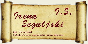 Irena Šeguljski vizit kartica